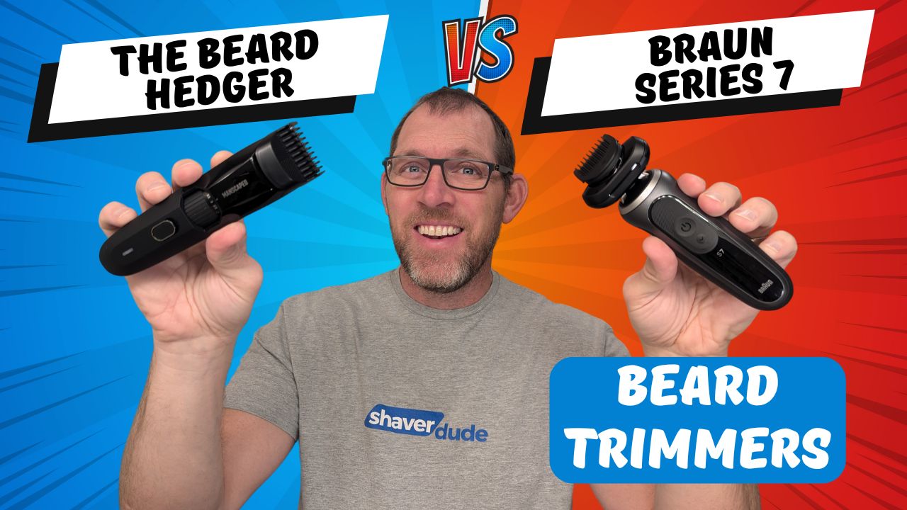 Beard Trimmers: Manscaped Beard Hedger vs Braun Series 7