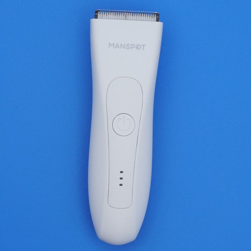 Manspot body hair trimmer in white color