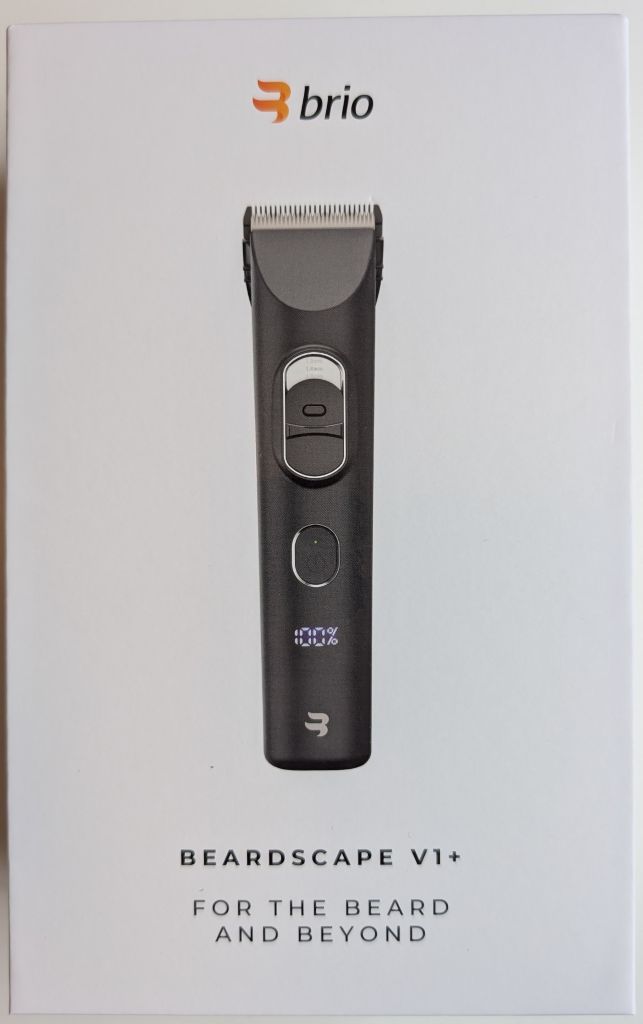 Front of the box of the Brio Beardscape V1+