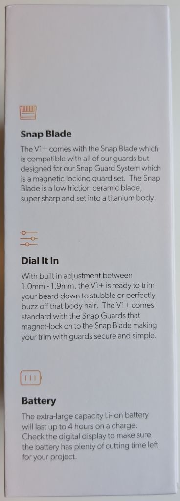 right side of the box of the Brio Beardscape V1+